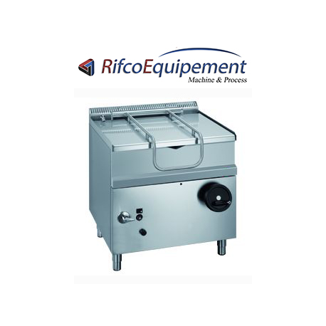 Sauteuse gaz basculante avec cuve en inox, capacité 50 litres