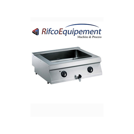 E17/BM8T-N Bain-marie électrique GN 2/1 profondeur 150 mm -TOP-