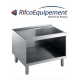 Soubassement ouvert, 800 mm, inox AISI 304