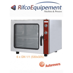 Four électrique à convection 6x GN 1/1 + humidificateur manuel