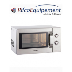 Micro-ondes professionnel inox, mécanique, 1050 W (26 Lt)