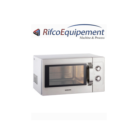 Micro-ondes professionnel inox, mécanique, 1050 W (26 Lt)