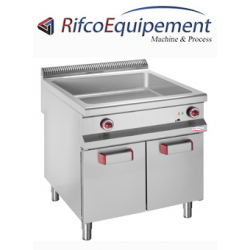 Bain-marie électrique 8x GN 1/3-150 mm, armoire fermée