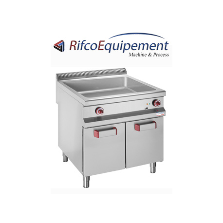 Bain-marie électrique 8x GN 1/3-150 mm, armoire fermée