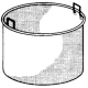 A99/CP-101 Panier 1 secteur, 100 litres