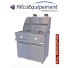 Friteuse gaz HEAVY DUTY, 2 cuves rondes, mécanique
