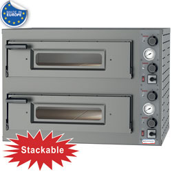 Four éclectique 2x 4 pizzas diam.330mm, 2 chambres